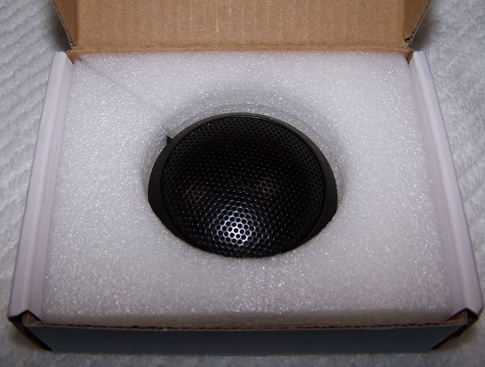 Multimedia PC Computer Microphone BLACK ~ New (Open Box)