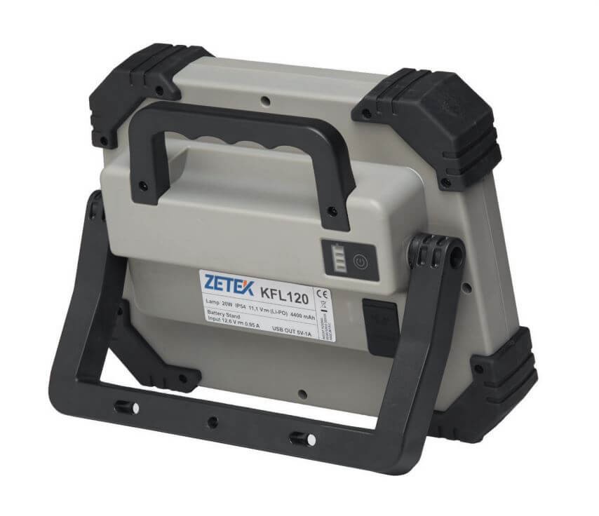 ZECA Rechargeable projector LED 3000-1500 LUX