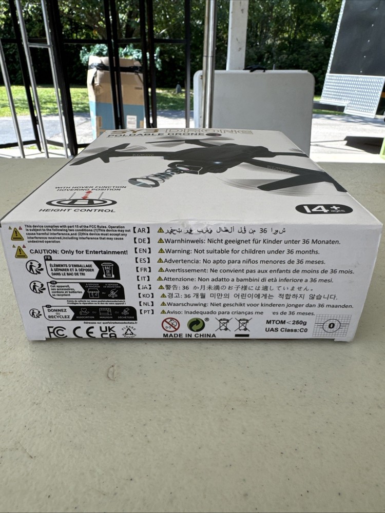 SY3 Foldable Drone 4K HD Camera Height Control Hover Function