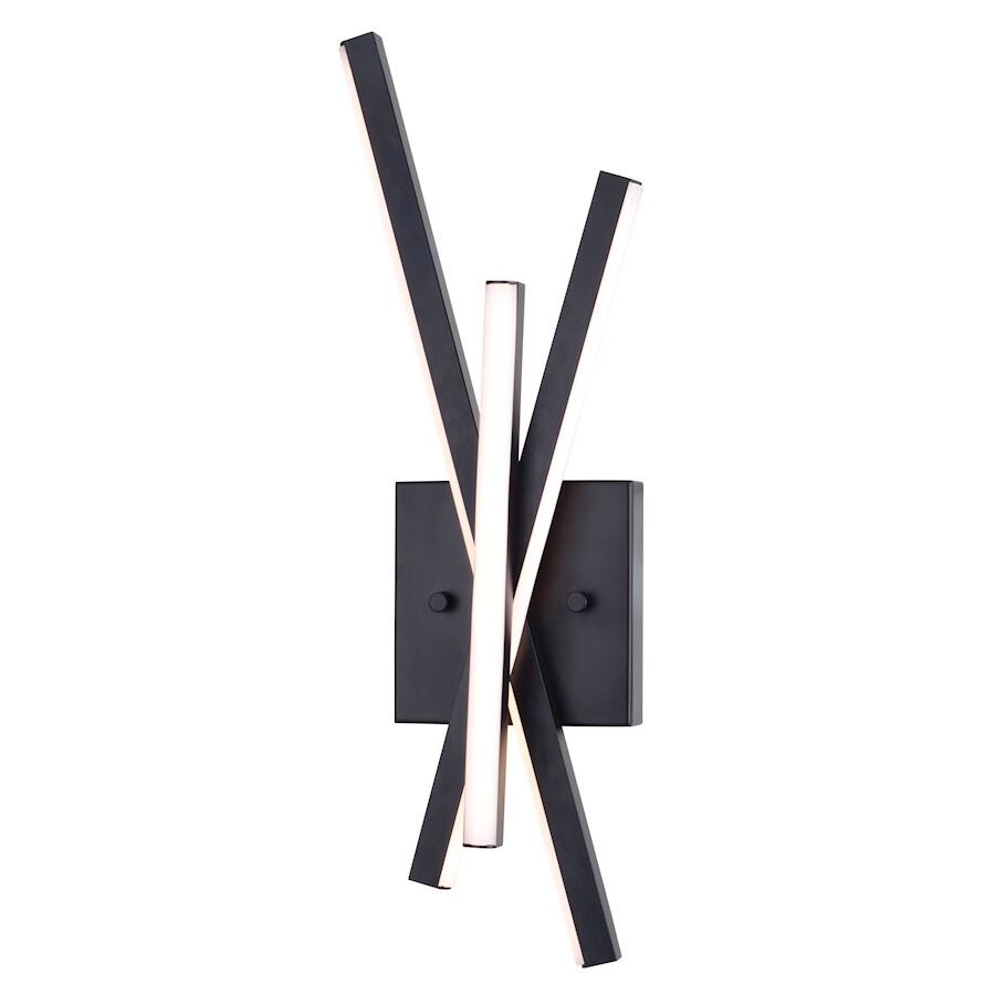 Vaxcel Barcelo 6.25" LED Wall Light, Matte Black - W0459