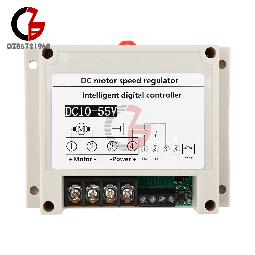 DC 10V-55V 30A Intelligent Brush Motor Speed Controller Display Remote Control
