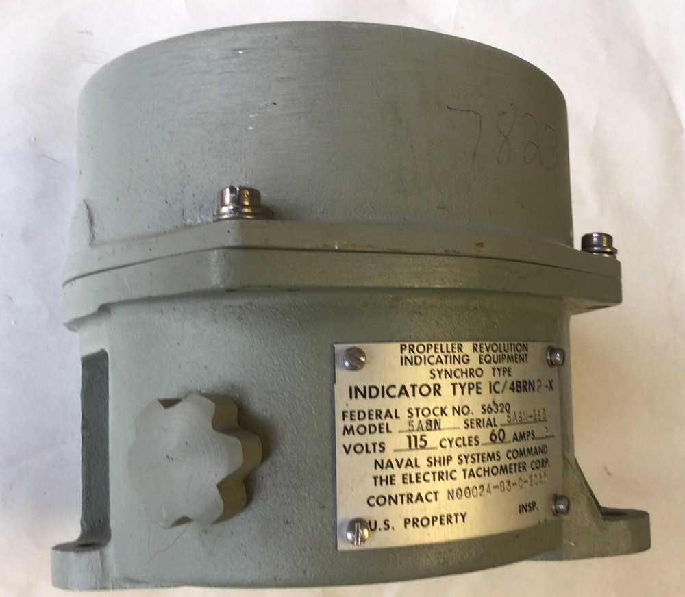 Navy ship propeller revolution indicator 5A8N