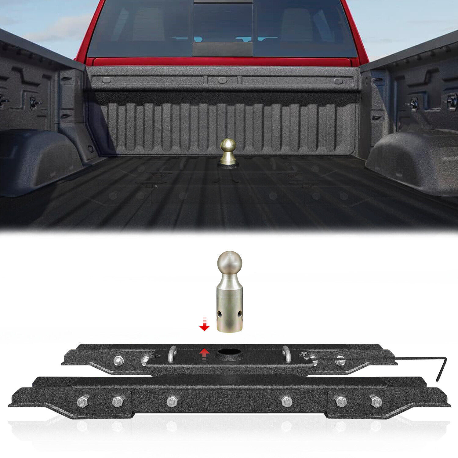 Vijay For2020-2024 Chevy/GMC 2500/3500 Truck Trailer Hitches Gooseneck Hitch Kit