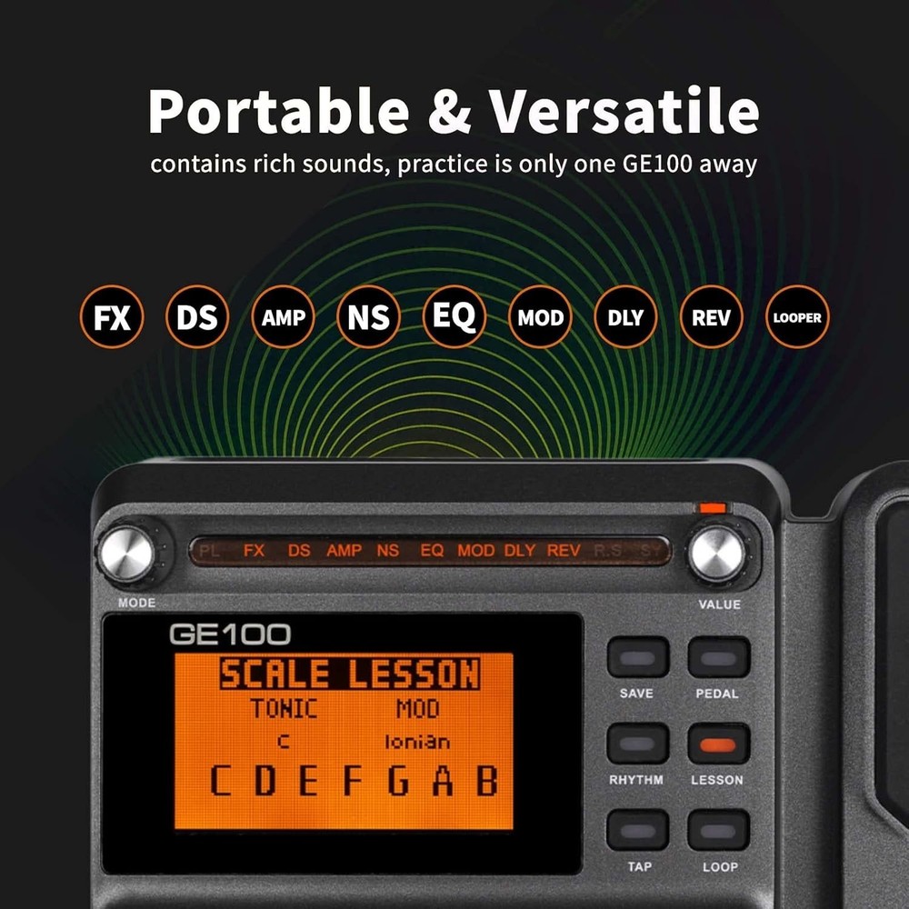 Multi-Effects Pedal: Distortion, Expression Volume
