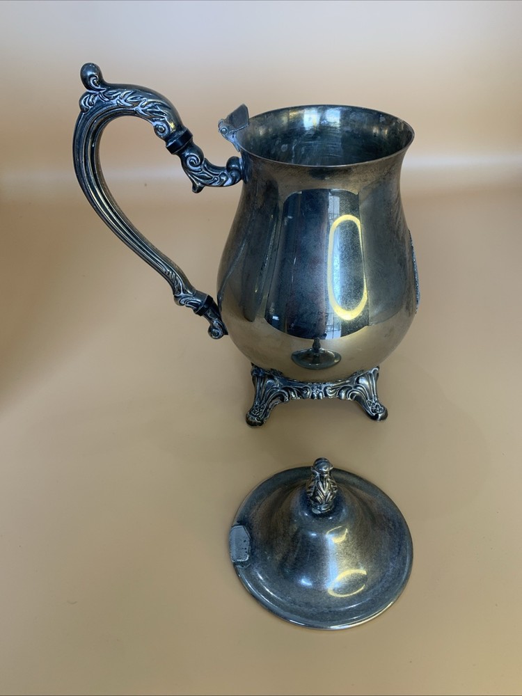 Two Silver Teapots For Crafts Needs Fixed Vintage Silver Tea Pots