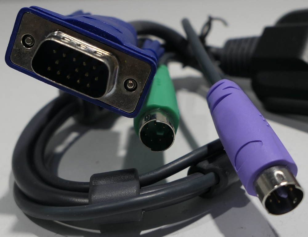 APC KVM-PS2 Adapter Cable KVM 2G Server Module PS/2 - NEW Without Box