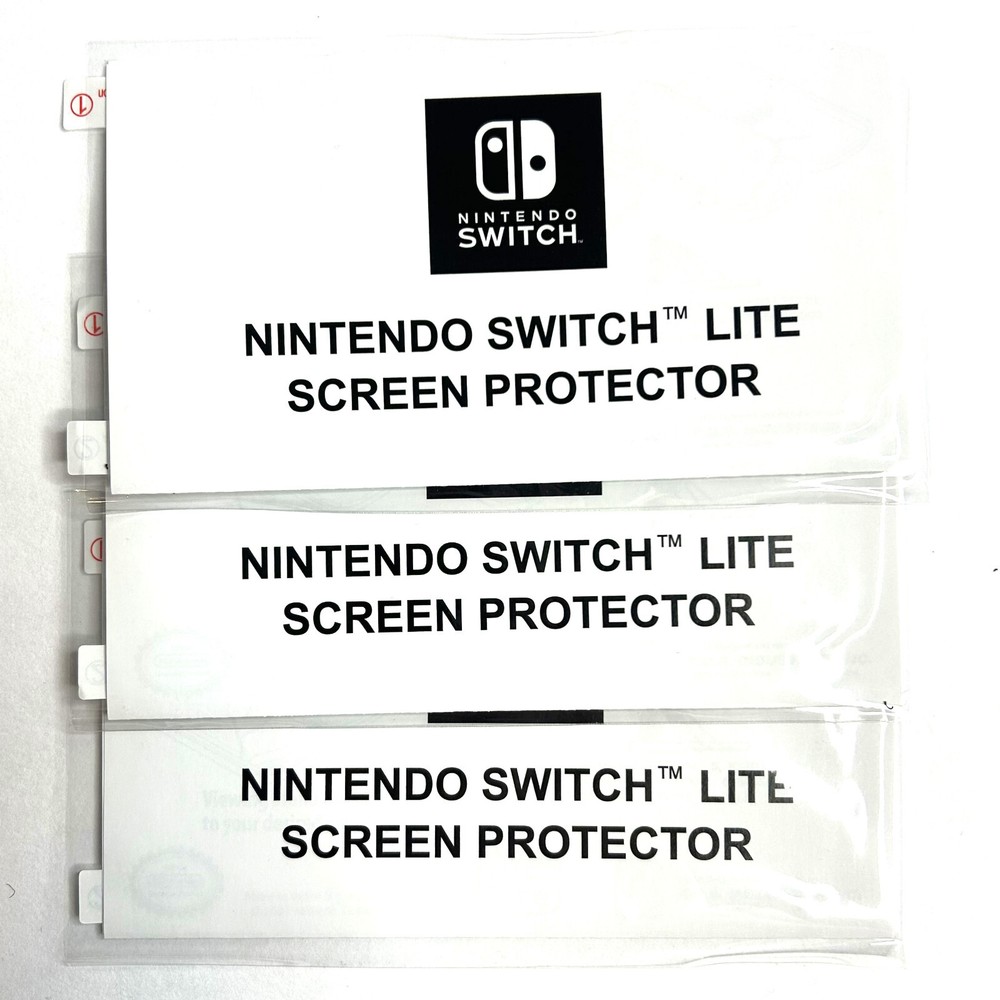 🔥3x Official RDS Clear Screen Protector for Nintendo Switch LITE Gaming Console