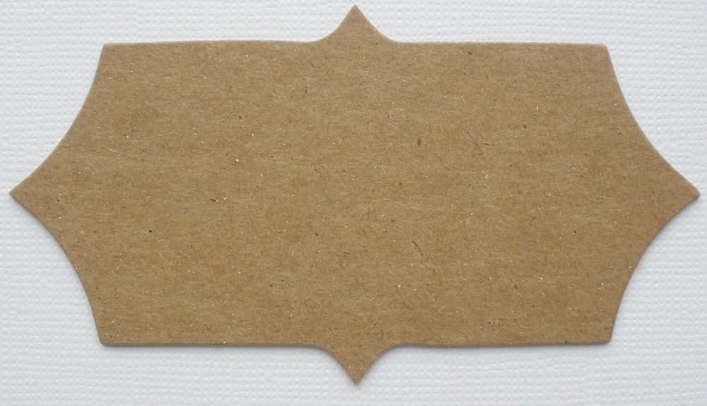 {6} *QUOTE BOXES* Raw Bare Chipboard Die Cuts - 2" x 4"