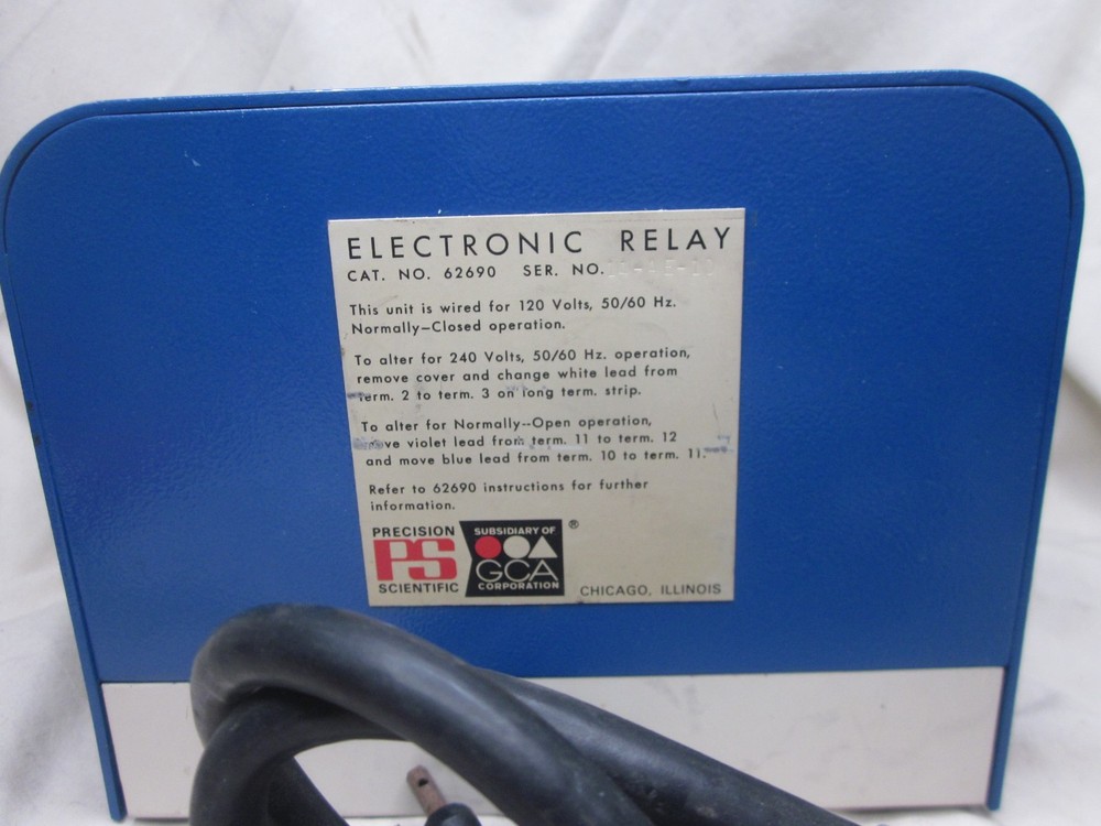 PRECISION SCIENTIFIC ELECTRONIC RELAY SOLID STATE CONTROL 62690 power 1650W PS