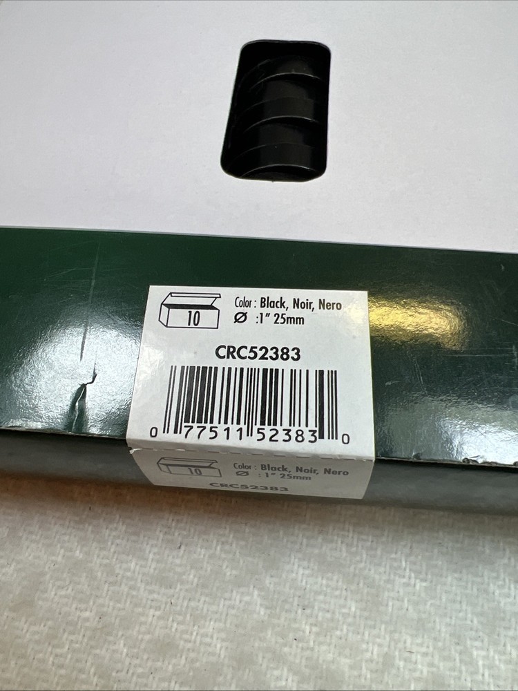 Fellows Plastic Binding Combs 1” 10 Per Package CRC52383