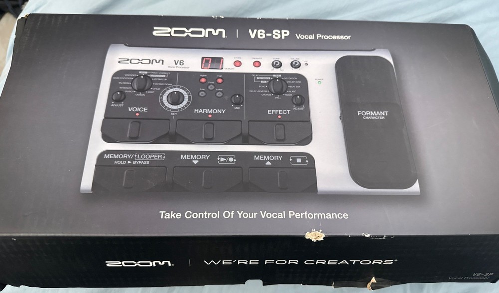 ZOOM V6-SP Vocal Processor ( The Version Without The Microphone) Used Great