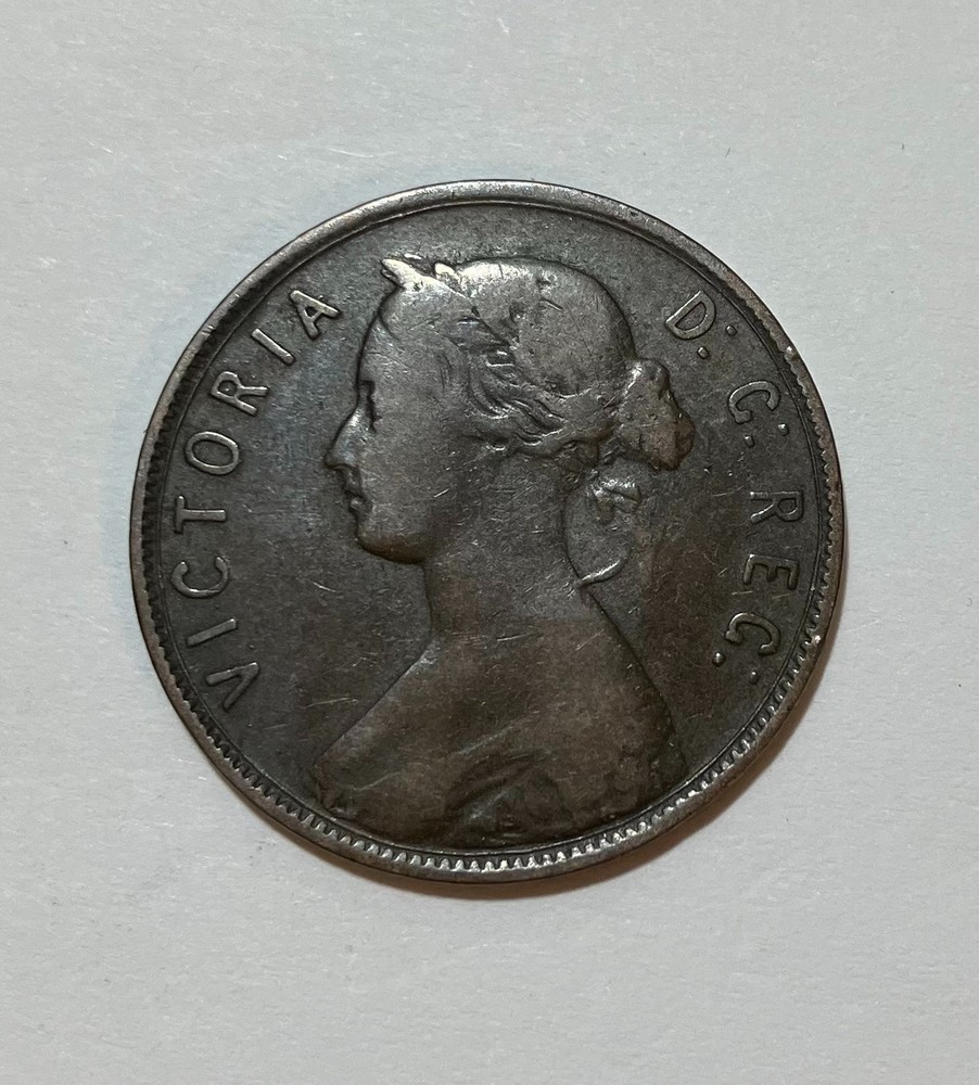1896 Newfoundland Large One Cent Penny