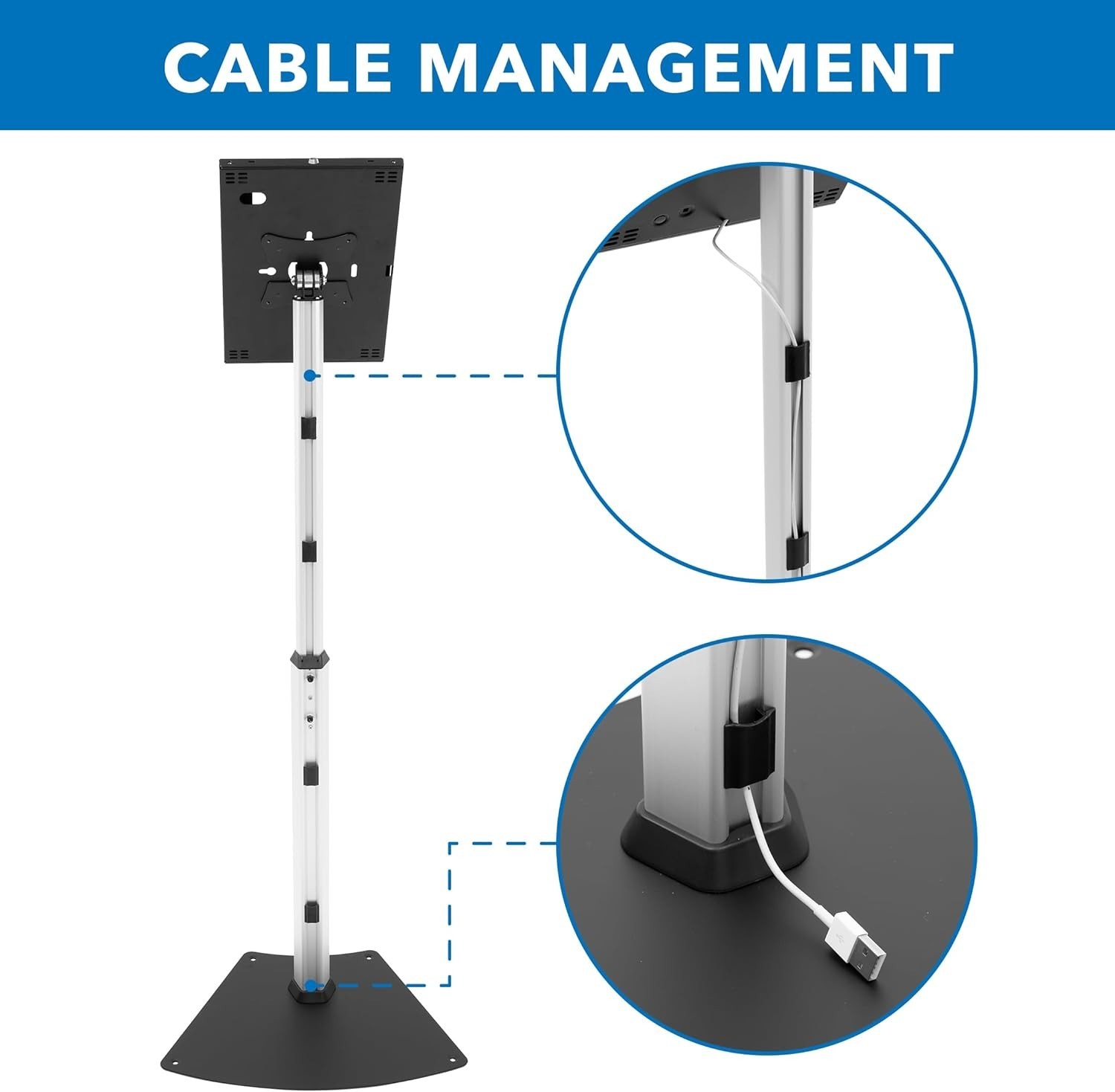 NIB Mount-IT! Anti-Theft Tablet Kiosk Floor Stand Compatible w/ iPad