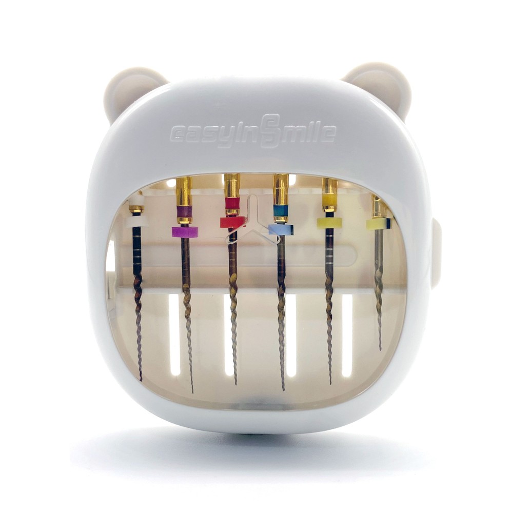 5Pcs Endodontic Files Holder Measuring Block Sterilization Organizer Ruler Box