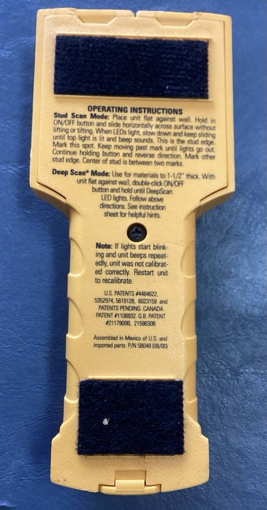 Zircon Studsensor Pro LCD Stud Finder Tested & Working