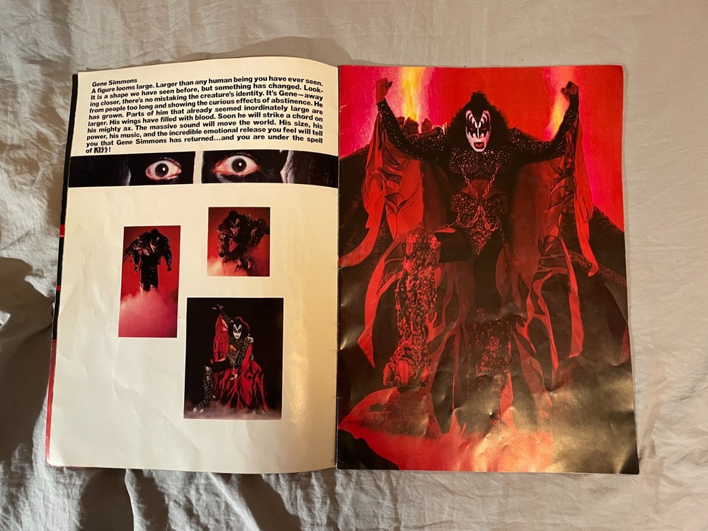 KISS Vintage Dynasty Tour Book 1979 Program Ace Frehley Peter Criss