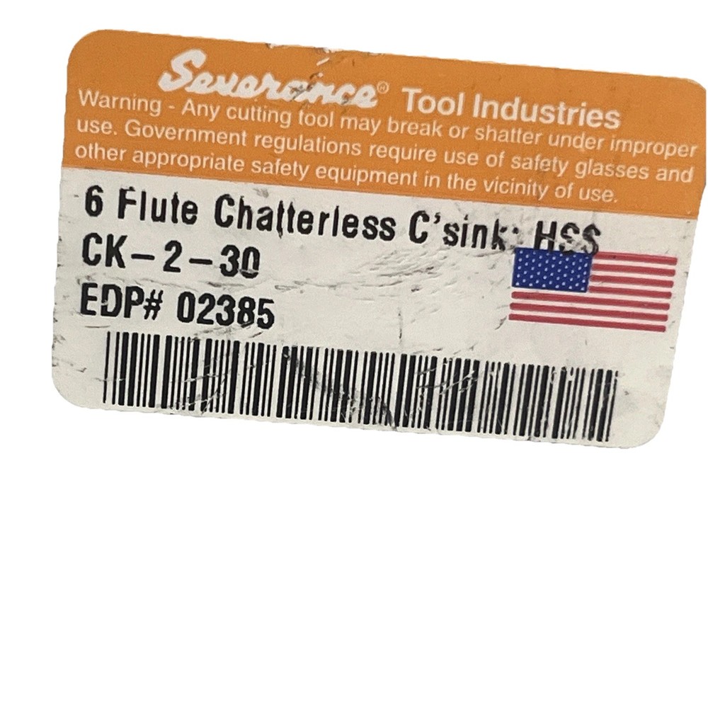 Severance CK 2 - 30 Degree Countersink Bit Tool - 2"