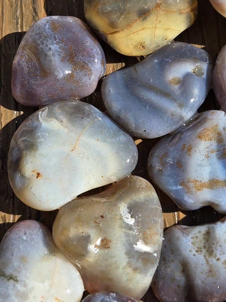 Botswana Agate Selects - UNDERNEATH - Rough, Natural, Not Polished A+ Grade