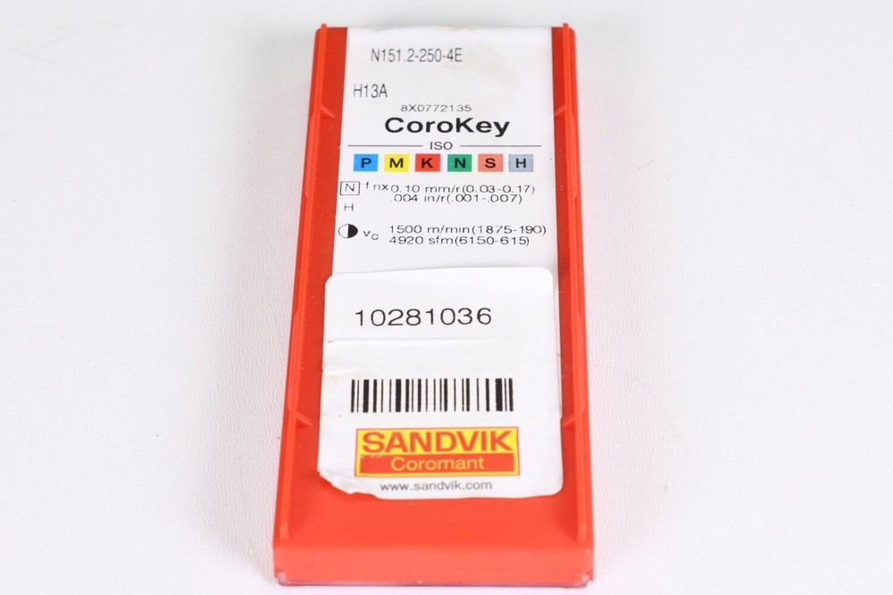 SANDVIK N151.2-250-4E, Insert for parting