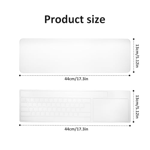 Universal Keyboard Cover Protector Skin for Desktop Computer Keys Waterproof