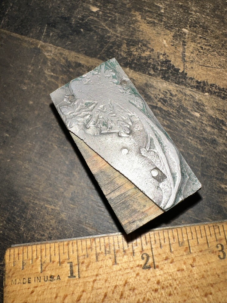 Print Block ( Bird & Flowers ) Lead Face