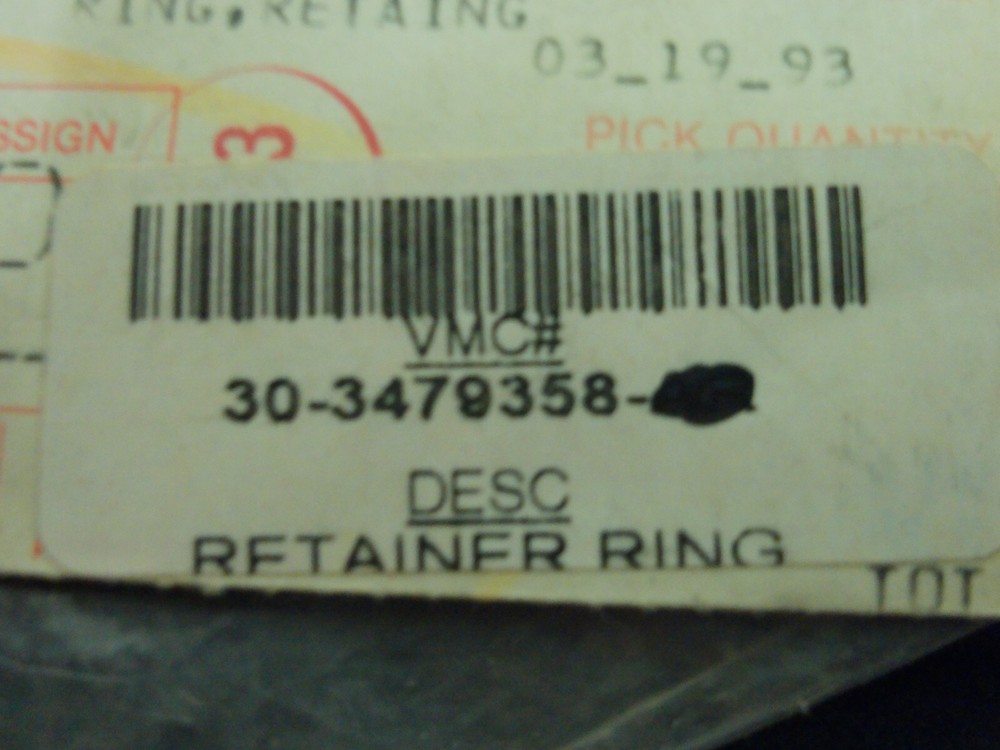 AGCO- RETAINING RING  - 30-3479358       BX8ARL