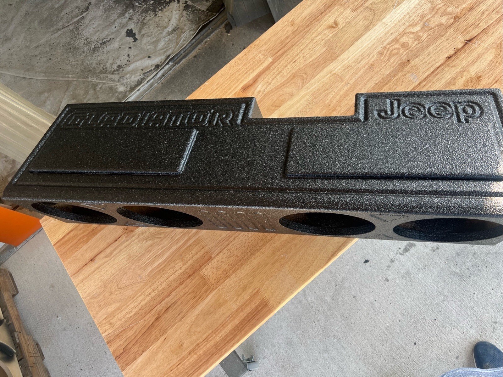 2018-2022 Jeep Gladiator 4x8” Subwoofer Box Front Fire Ported Under Rear Seat