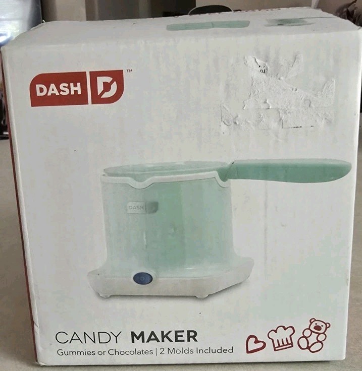 Dash Candy Maker Gummies Or Chocolate 2 Molds Included