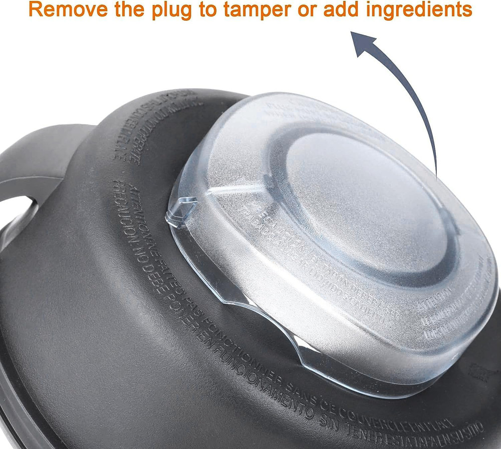2-Part Lid and Plug Compatible with 5200 & 5000, Blender Replacement Lid Repl...