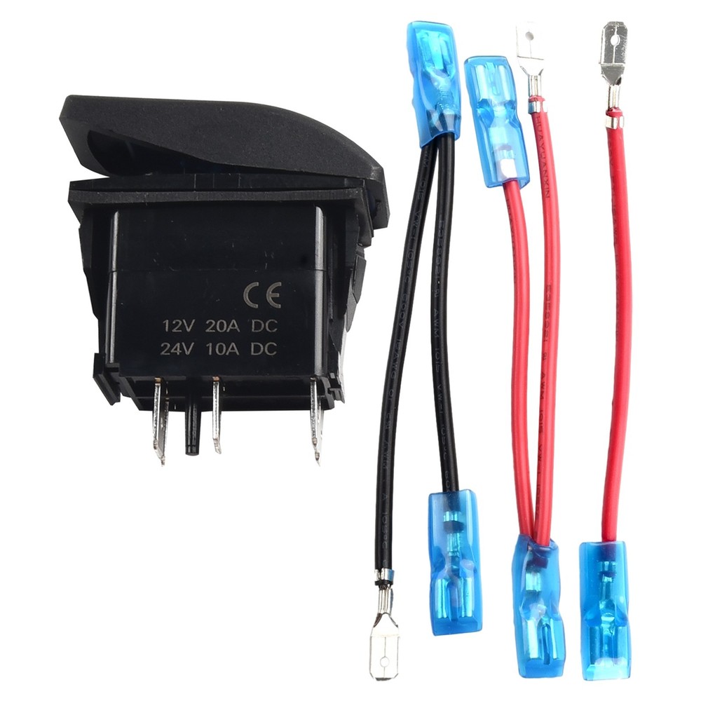 High Quality REAR LIGHTS Push Switch Rear Switch Blue Push 1 Pcs Light