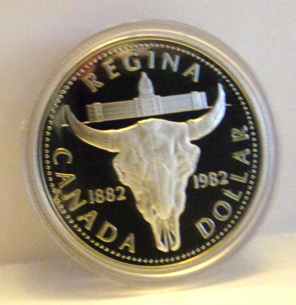 1982 Canada Regina Silver Dollars - Cameo Proof
