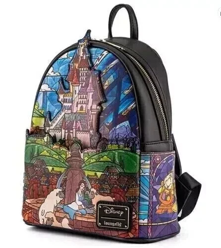 Disney Belle Castle Mini Backpack Beauty and the Beast Loungefly Rare