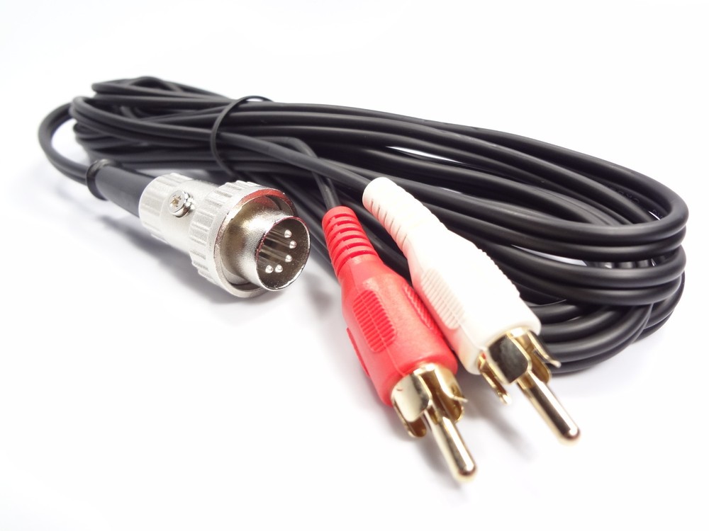 Clairmont Cable NAIM 5-pin DIN Dual RCA Cable Adapter