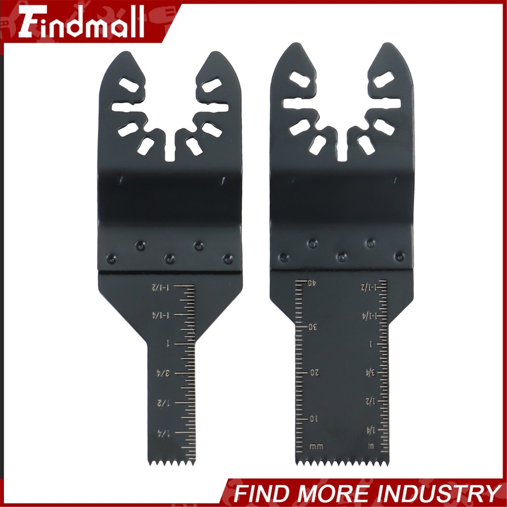 Findmall 43 PCS Universal Oscillating Saw Blades Quick Release Multi Tool Kit