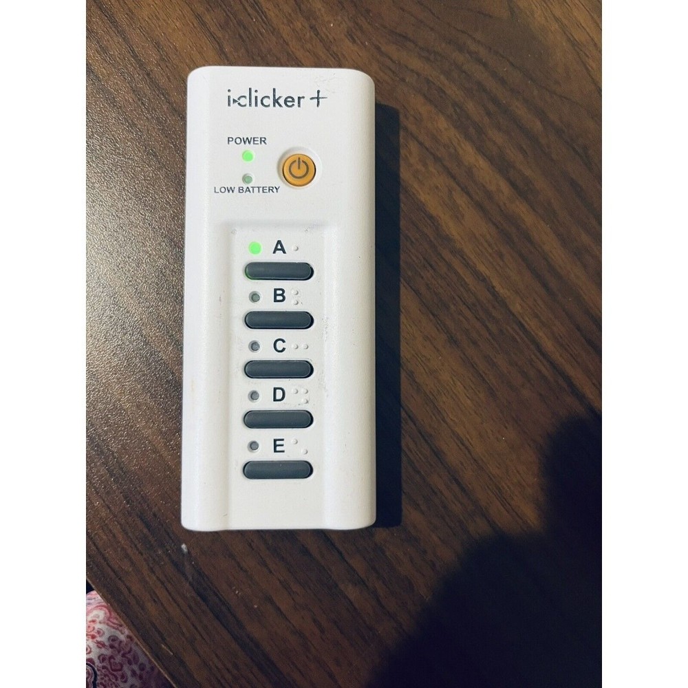 iClicker + Plus Student Response Remote Control model RLR15