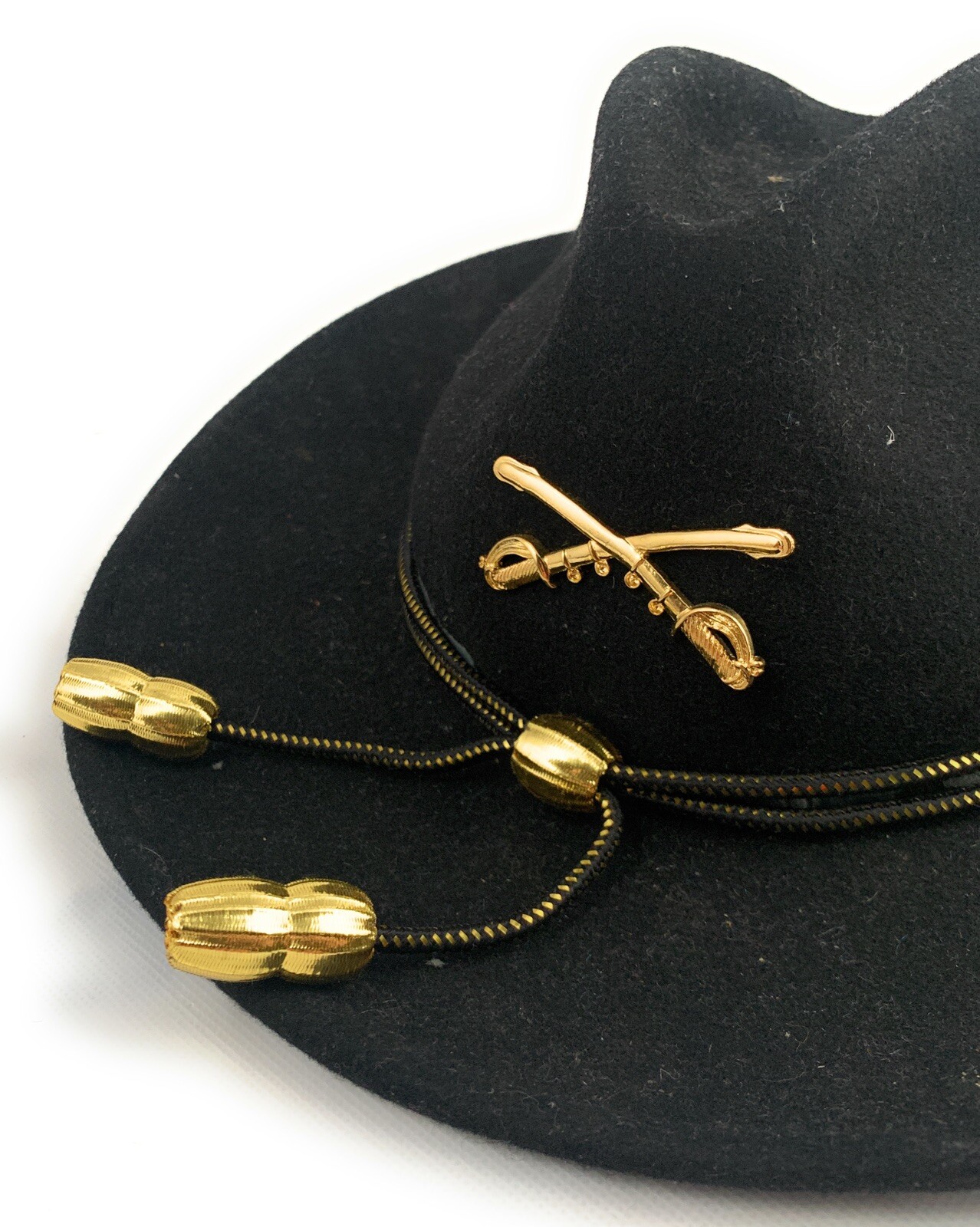 US Army Senior Officer State Trooper Acorn Campaign Hat Band