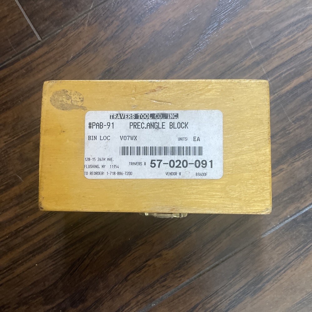 PAB-91 Precision Angle Block Travers Tool Co