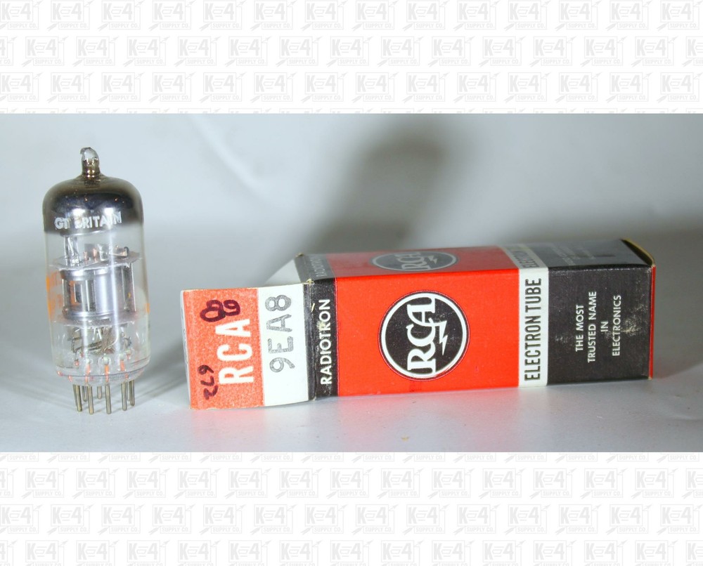 RCA 9EA8 Vacuum Tube Made In Great Britain NOS +Box
