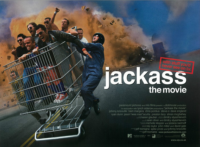 Jackass movie poster - Johnny Knoxville poster 12" x 16" - Jackass poster