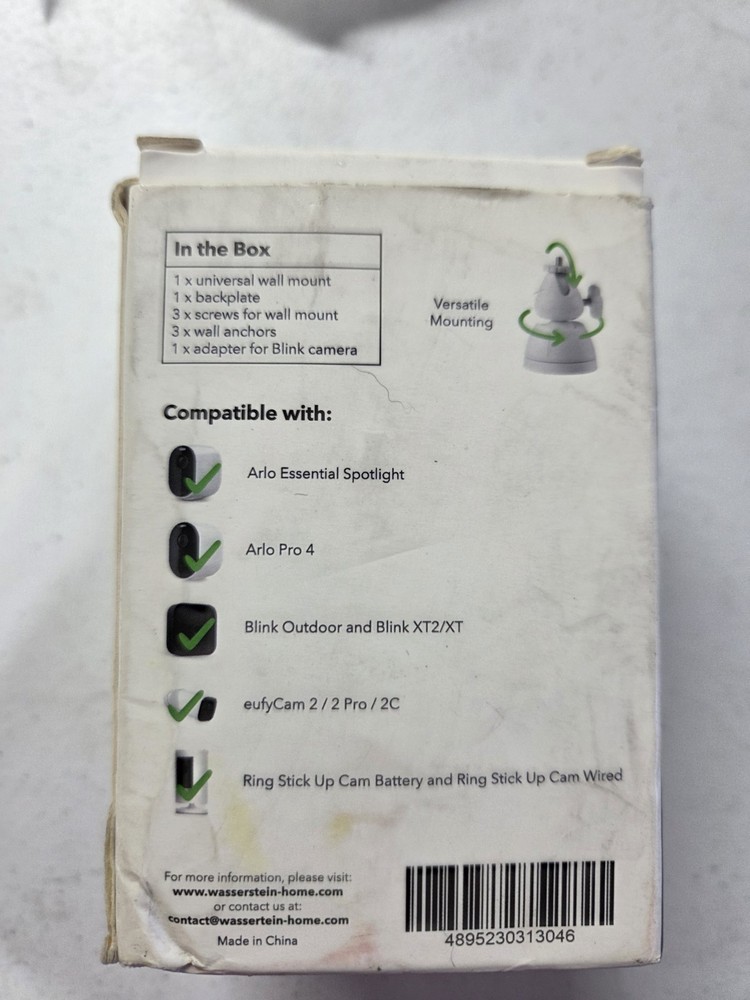 Wasserstein Universal Camera Wall Mount For Most Cameras