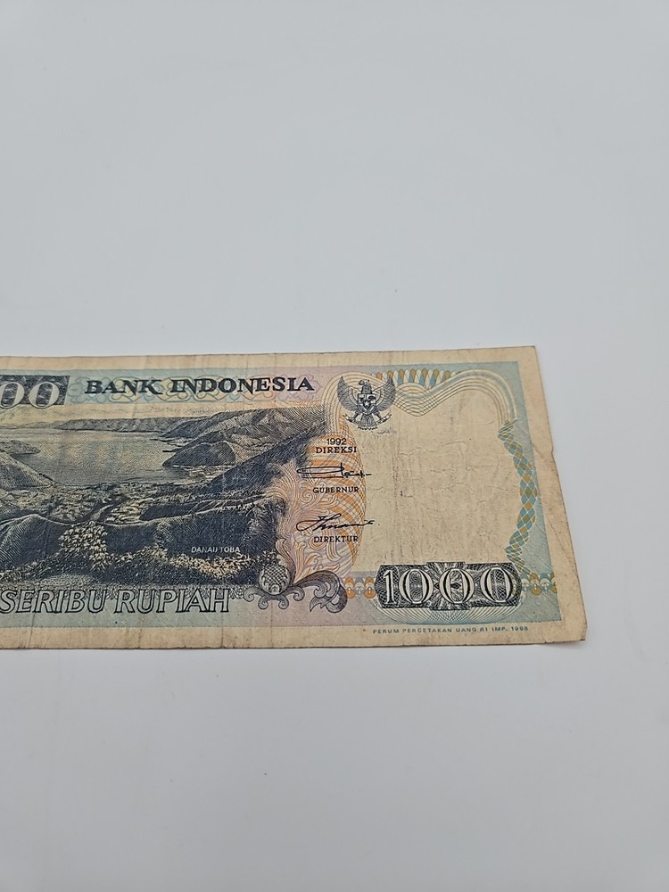 1992 Indonesia 1000 Rupiah Note