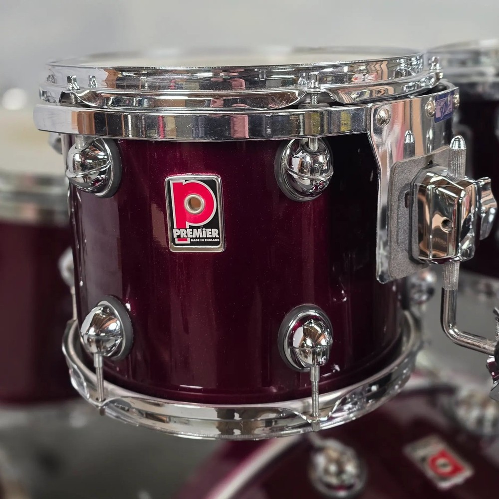 Used Premier Genista 7pc Drum Set - Very Good