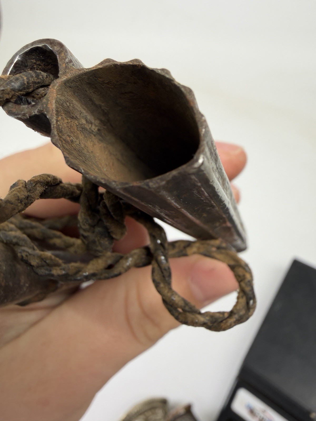 Finely Chased Iron Pen Case Scabbard Holder Tibet Tibetan 17-18TH Century