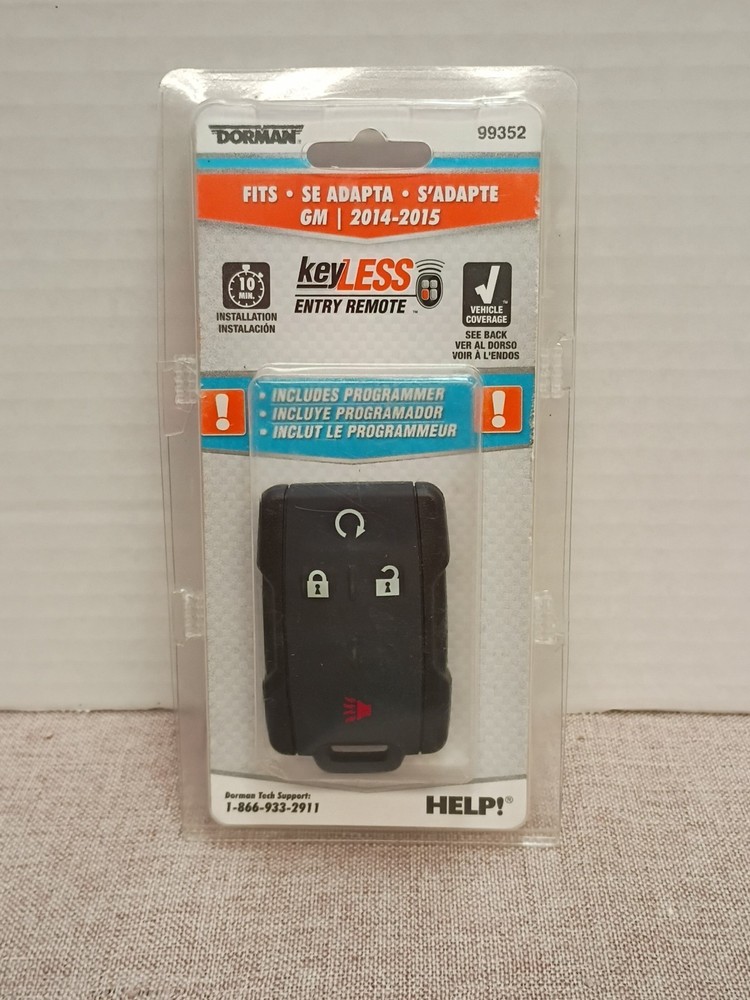 Dorman 99352 Keyless Entry Remote 4 Button For Select 14-20 Chevrolet GMC Models