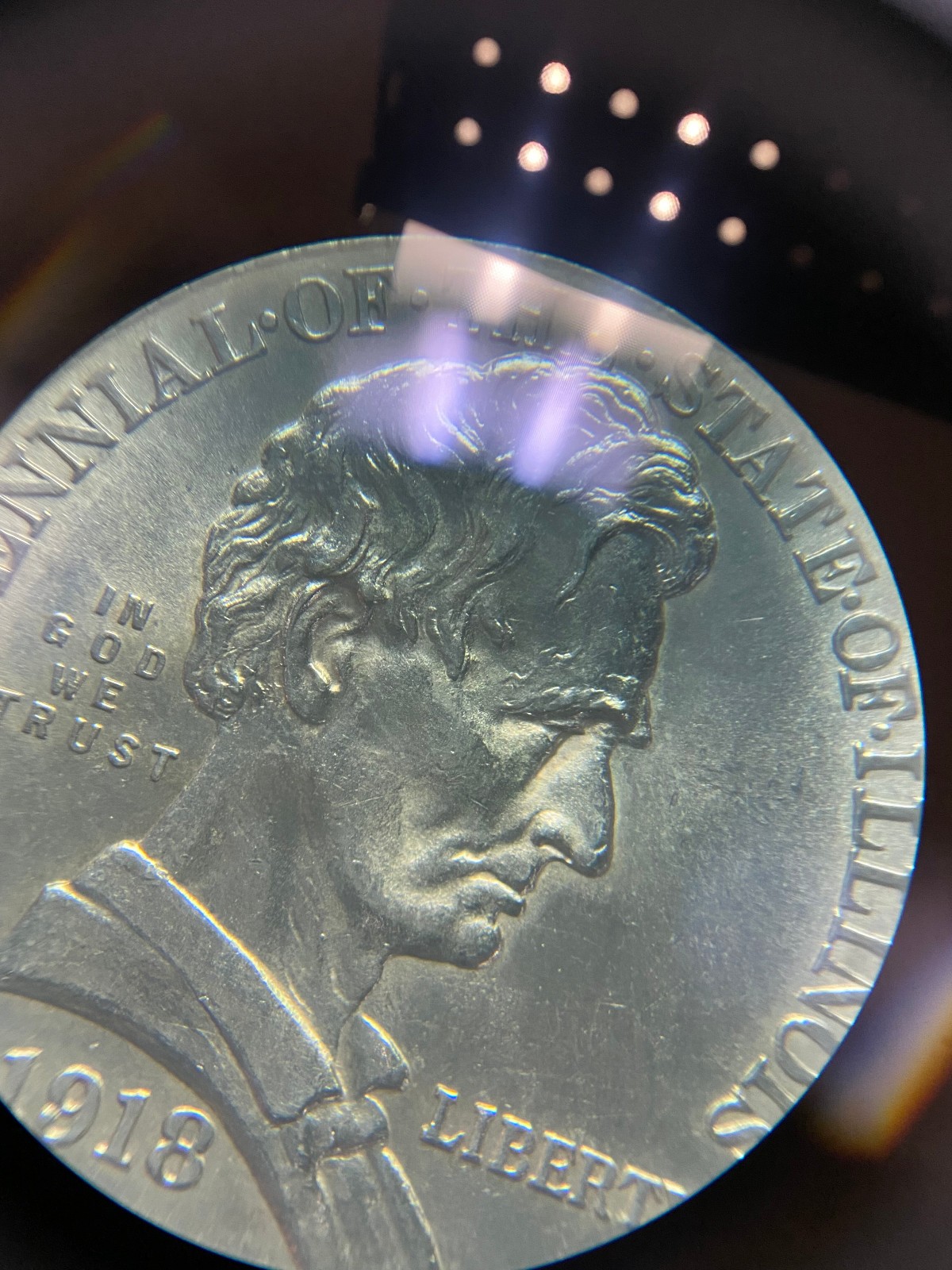 1918 Illinois (Lincoln) Silver Commemorative Half Dollar | 90% Silver | .50 50c