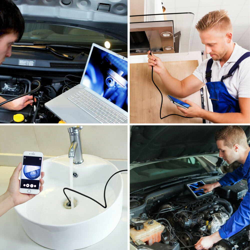 6LED USB Snake Endoscope Borescope Inspection Camera Scope for Android Type C