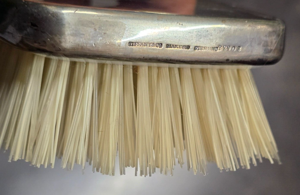 Vtg. Sterling Tiffany & Co Clothes/Table Brush MONOGRAMED: CFB