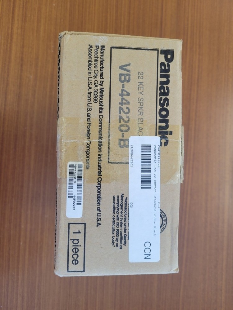 Panasonic 22 Button Speaker, Black - VB44220-B