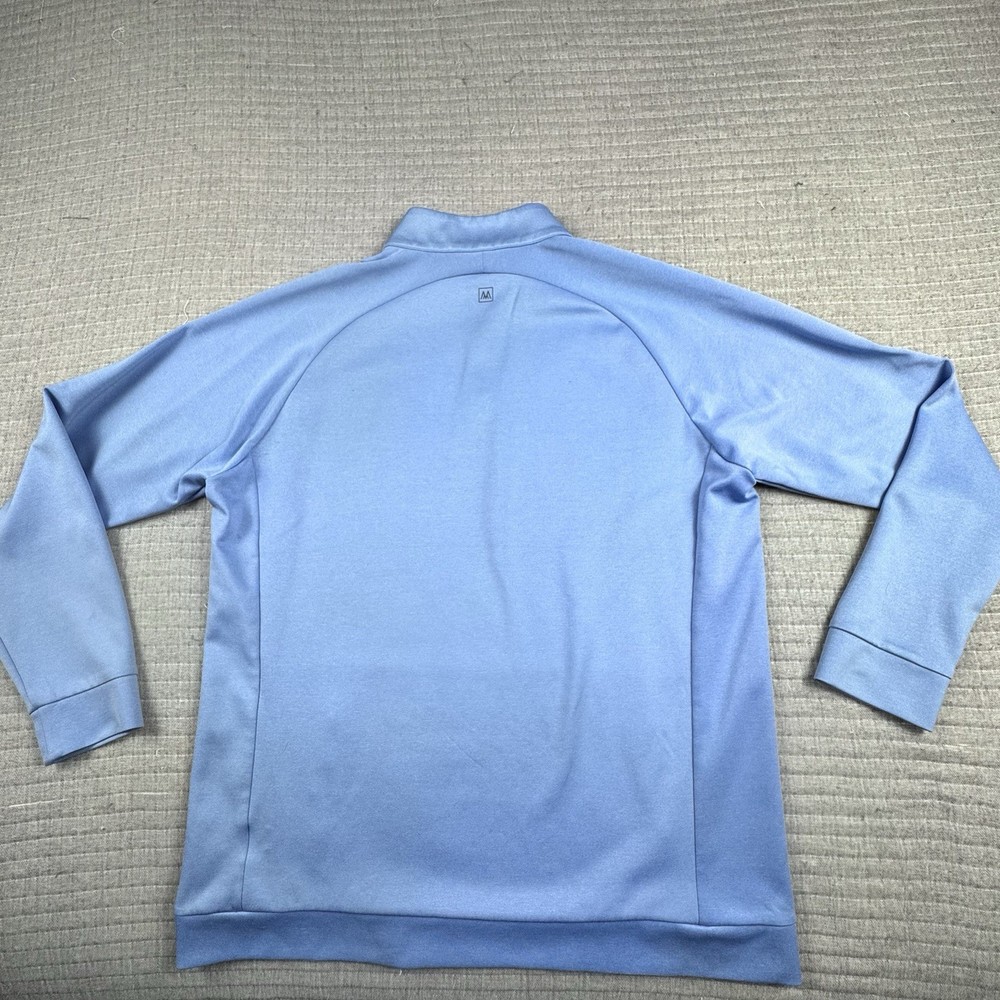 Mizzen Main Versa 1/4-Zip Jacket Pull-Over Men M Trim Blue Performance Golf