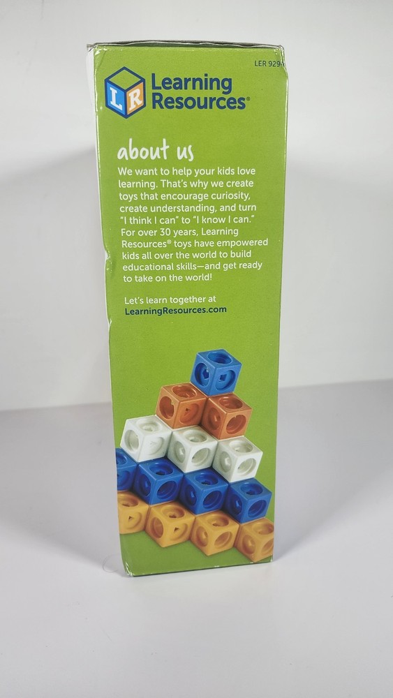 STEM Explorers Mathlink Builders Set 100 Linking Cubes Ages 5+ Learning Resource